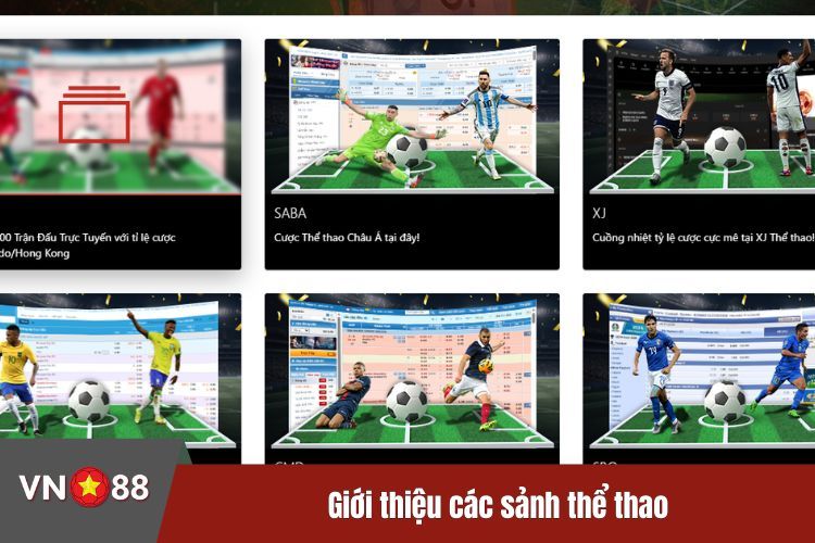 Giới thiệu các sảnh thể thao