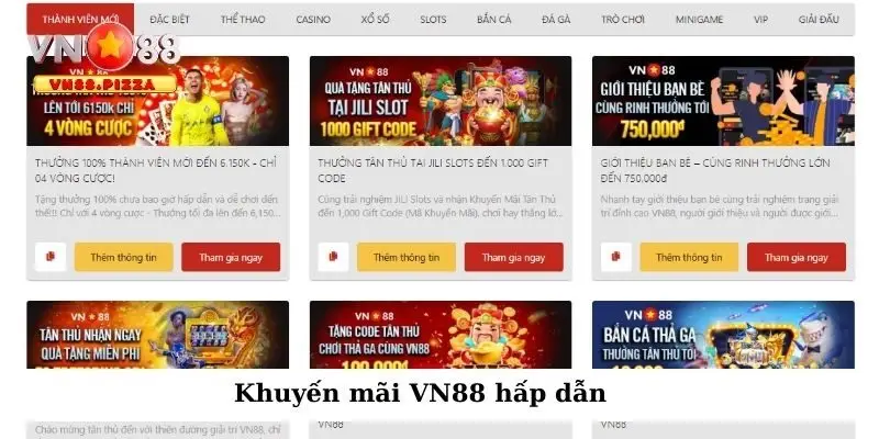 VN88 Locker ⭐️ VN888 - Trang Chủ Nhà Cái VN88.COM Link Chuẩn T10/2026 226 Khuyến mãi liên tục tăng thưởng